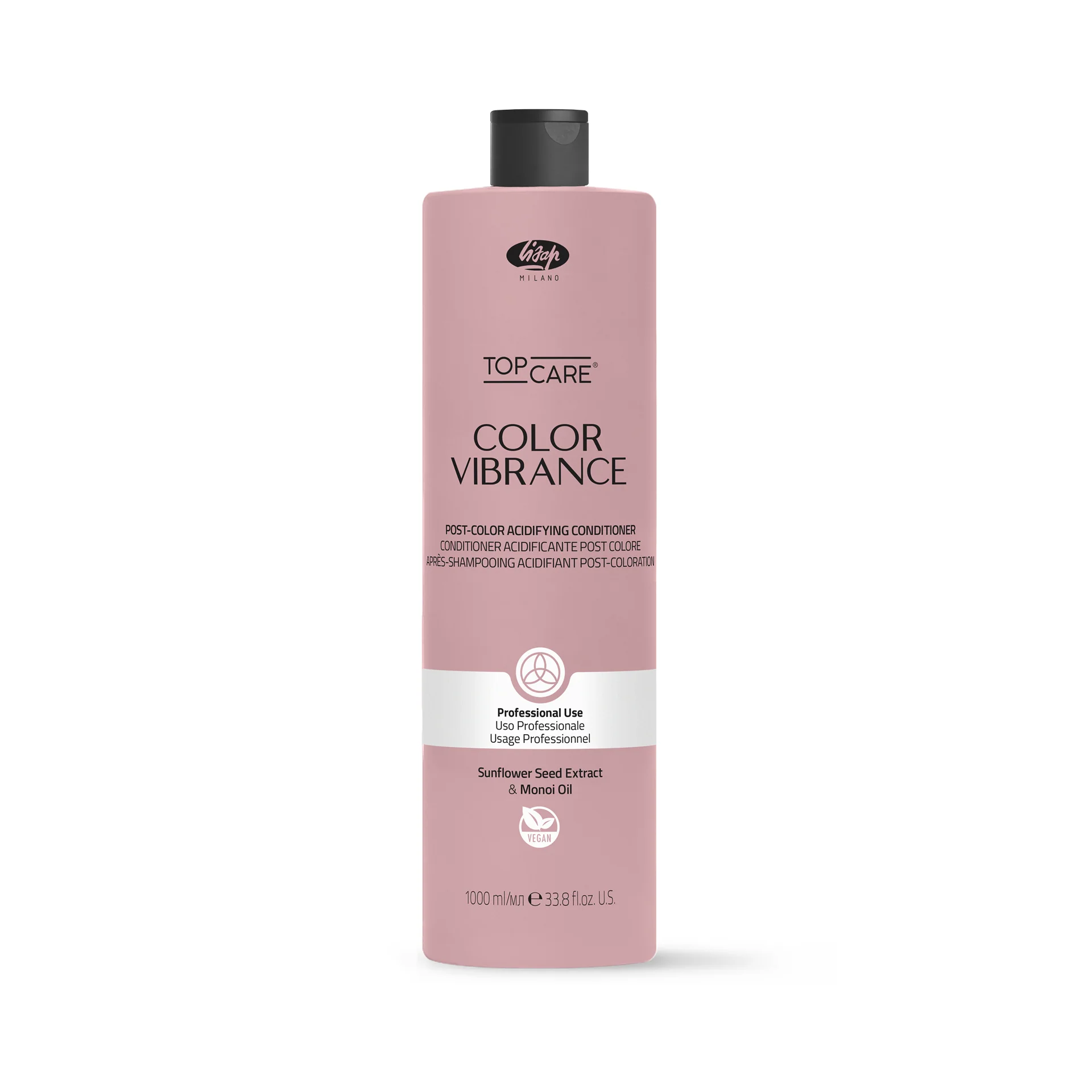 1800900000013 Lisap Top Care Color Vibrance Post-Color Acidifying Conditioner 1000ml - Afbeelding 1