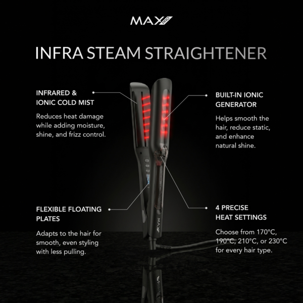 Max Pro Infra Steam Stijltang – afbeelding 3
